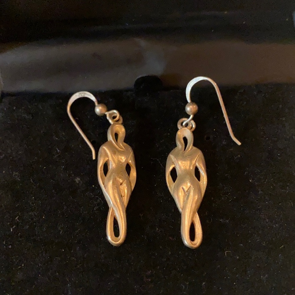 Women’s feminist Sterling earrings